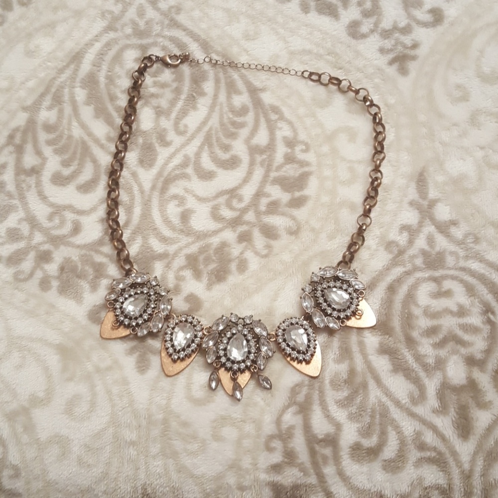 Rose gold Statement Necklace